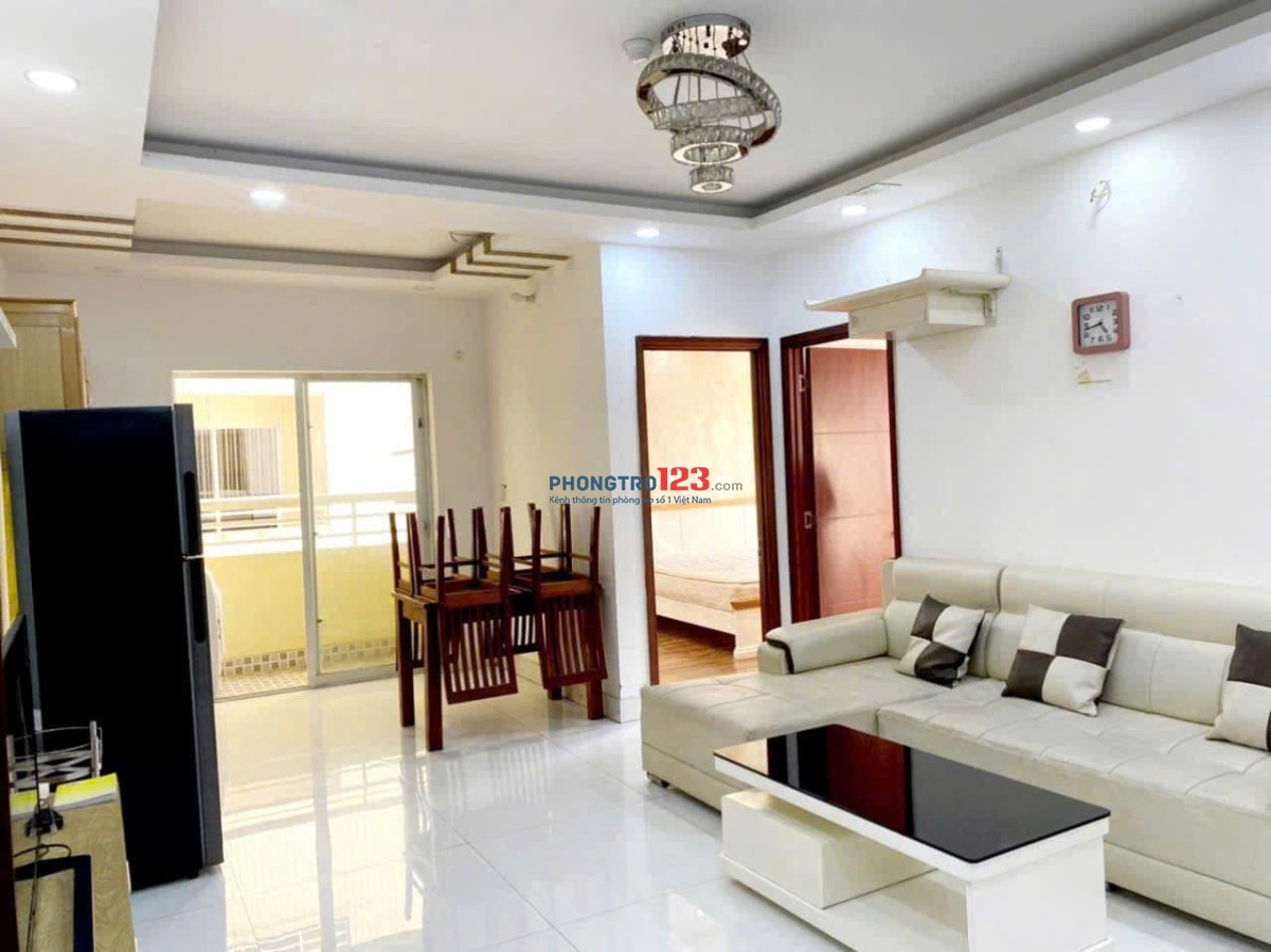 Chung cư Nhiêu Tứ, Hoa Sứ, PN: 3p ngủ, 100m2, 14tr/th, NTCB