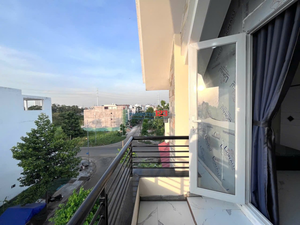 CHO THUÊ CĂN 1PN BAN CÔNG NGAY ĐẢO KIM CƯƠNG QUẬN 2