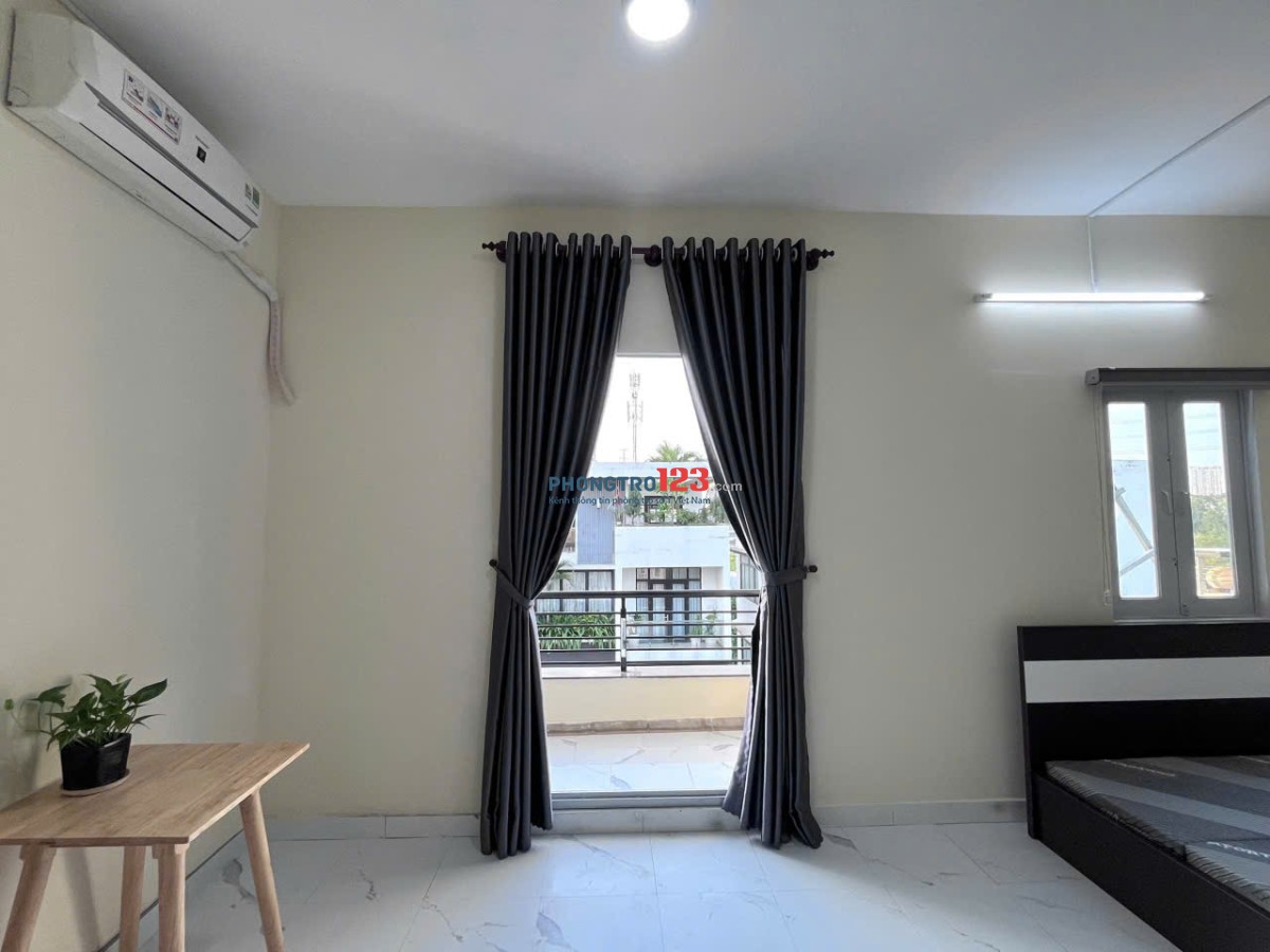 CHO THUÊ CĂN 1PN BAN CÔNG NGAY ĐẢO KIM CƯƠNG QUẬN 2