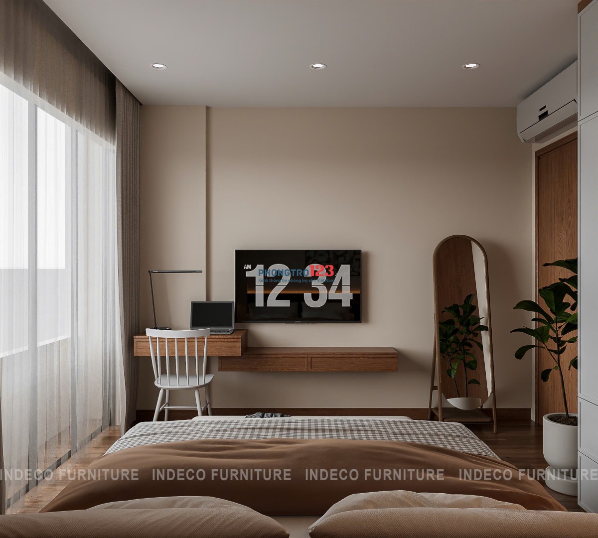 CHDV CAO THẮNG - QUẬN 101PN - full nội thất, giặt riêng