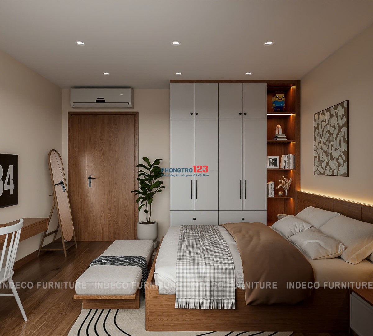 CHDV CAO THẮNG - QUẬN 101PN - full nội thất, giặt riêng