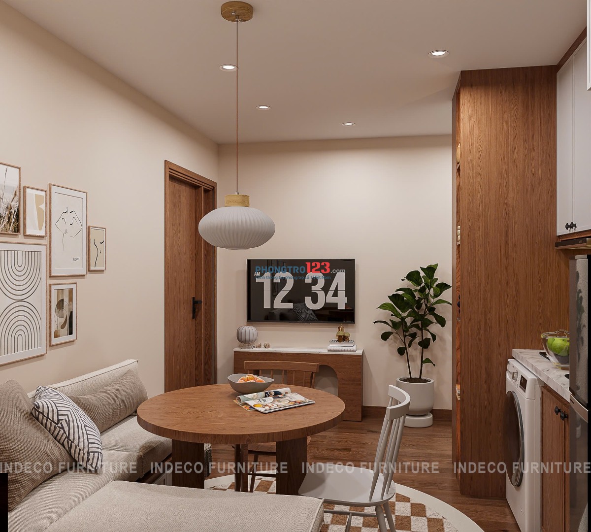 CHDV CAO THẮNG - QUẬN 101PN - full nội thất, giặt riêng