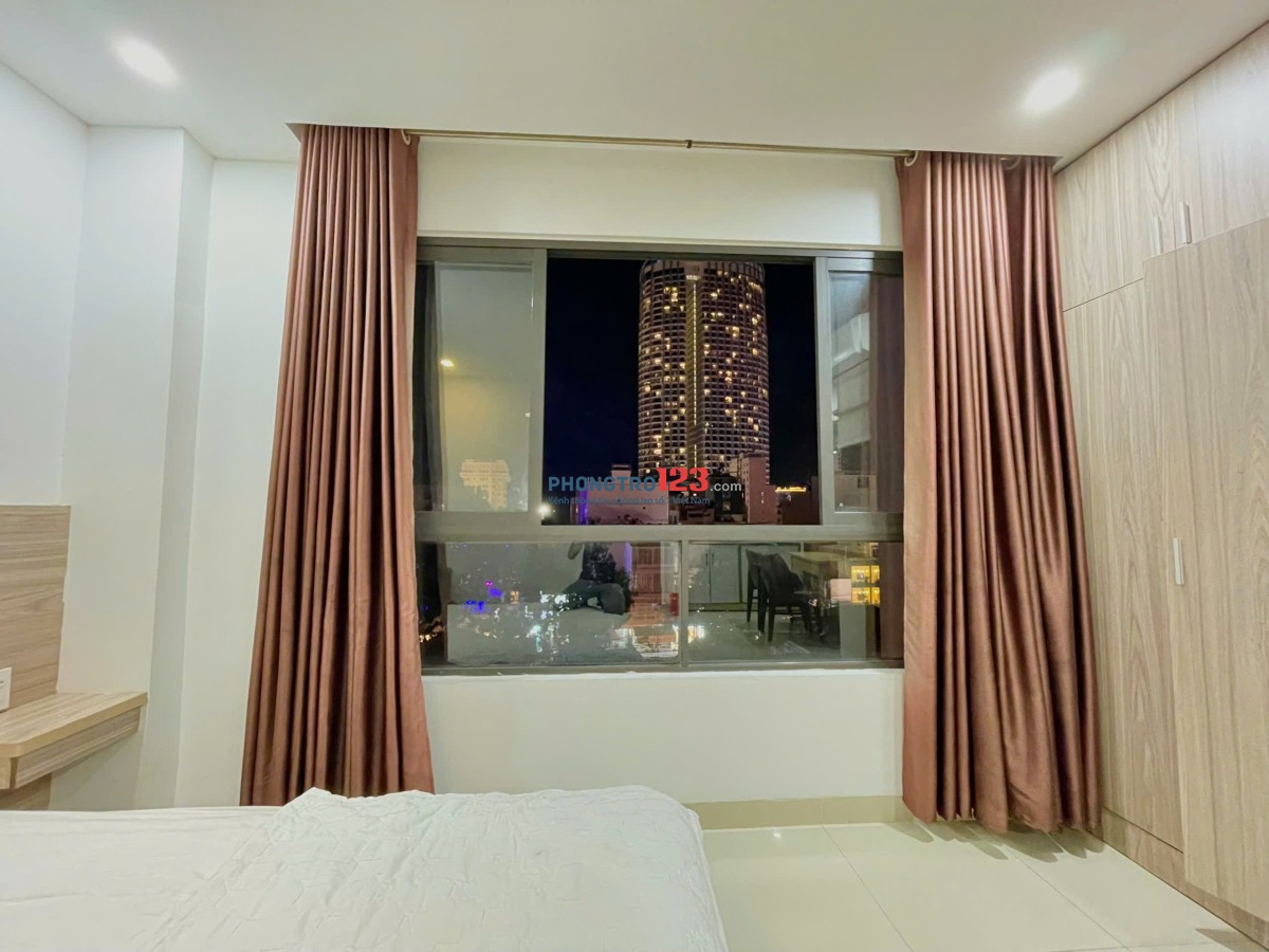 Cho thuê studio gần biển ngay TTTP Nha Trang.Cho thuê căn hộ dịch vụ gần Trần Phú.