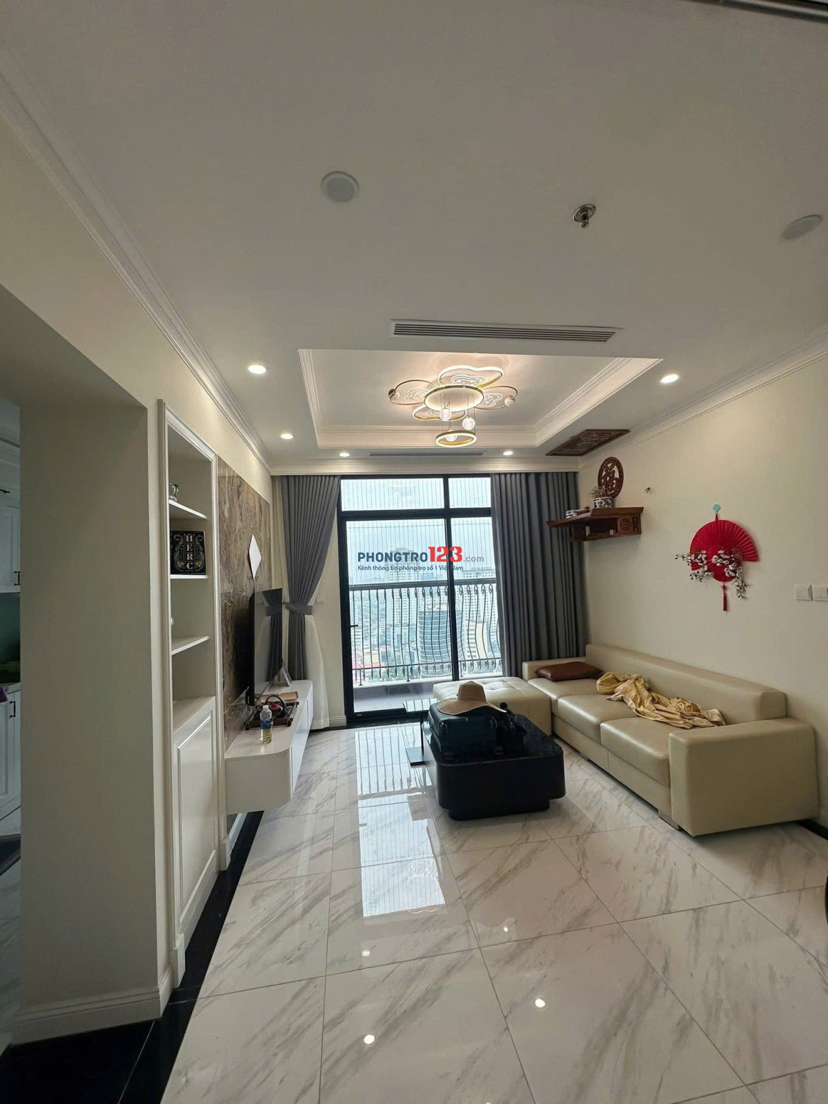 C/hộ Ruby Garden, Nguyễn Sỹ Sách, TB, 80m2, 2PN, 2WC, Nội thất, 10tr/t