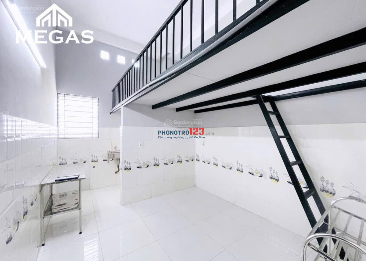 Phòng Trọ Siêu Rộng Mới Gác Cao 2m ngay Lê Văn Sỹ Trung Tâm