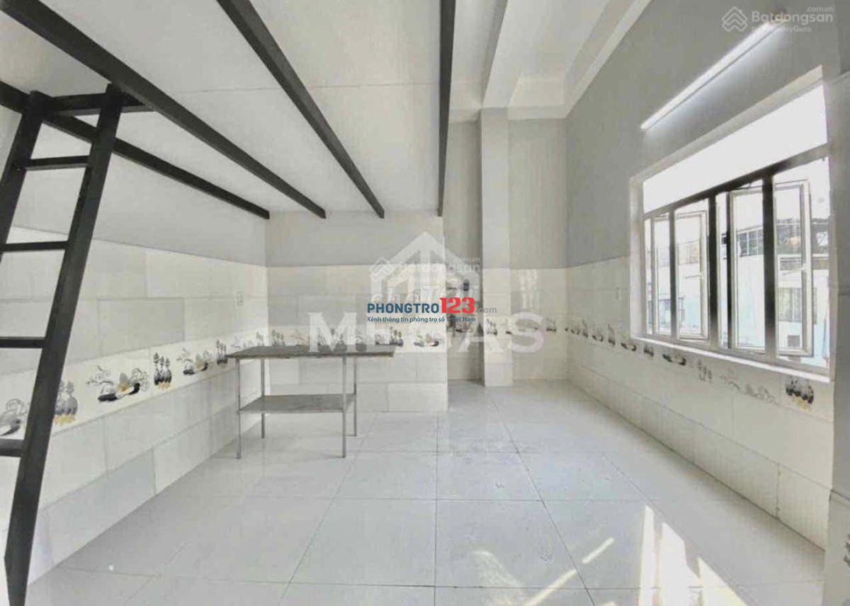 Phòng Trọ Siêu Rộng Mới Gác Cao 2m ngay Lê Văn Sỹ Trung Tâm