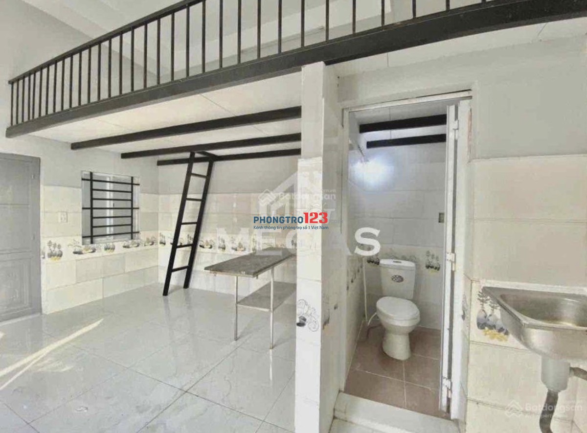 Phòng Trọ Siêu Rộng Mới Gác Cao 2m ngay Lê Văn Sỹ Trung Tâm