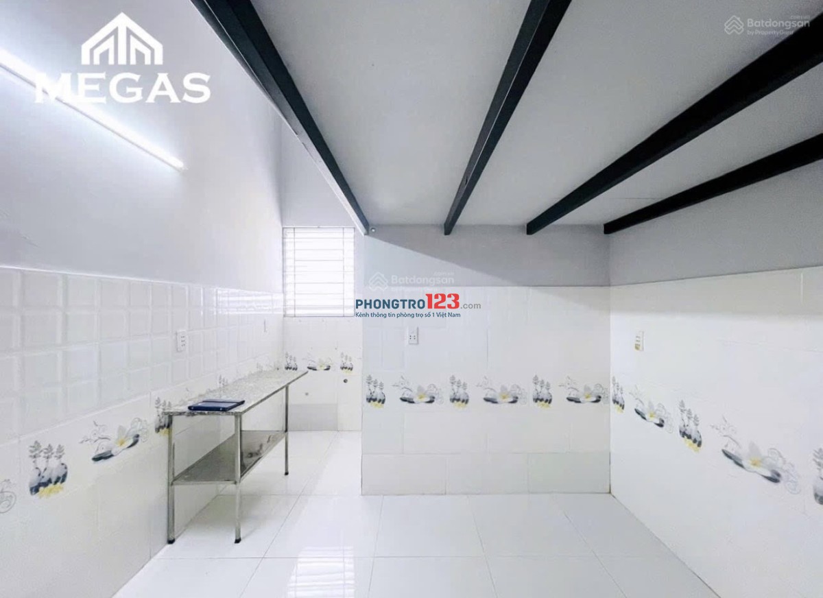 Phòng Trọ Siêu Rộng Mới Gác Cao 2m ngay Lê Văn Sỹ Trung Tâm