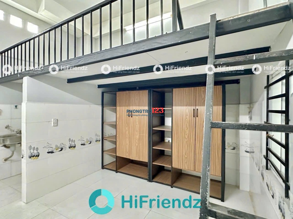 Phòng Trọ Siêu Rộng Mới Gác Cao 2m ngay Lê Văn Sỹ Trung Tâm