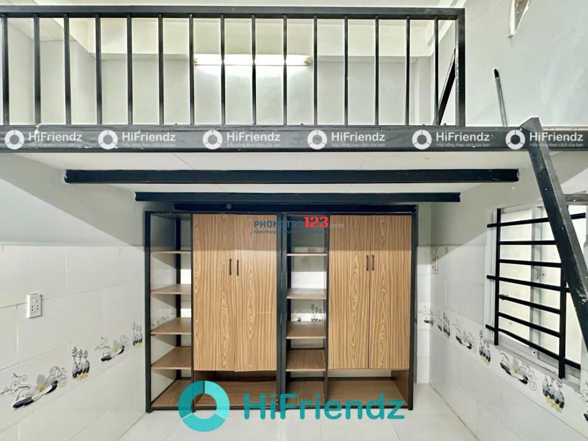 Phòng Trọ Siêu Rộng Mới Gác Cao 2m ngay Lê Văn Sỹ Trung Tâm