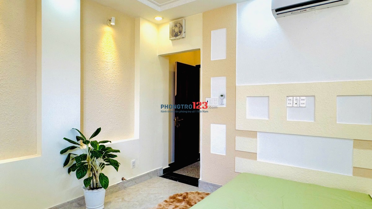Cho thuê phòng trọ đầy đủ nội thất, cửa sổ lớn - gần chợ Bà Chiểu giáp Q1, Q3