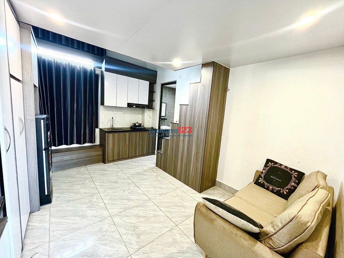 Studio gác xép rộng – full nội thất – gần Bách Khoa, Kinh Tế – chỉ từ 5tr, có thang máy