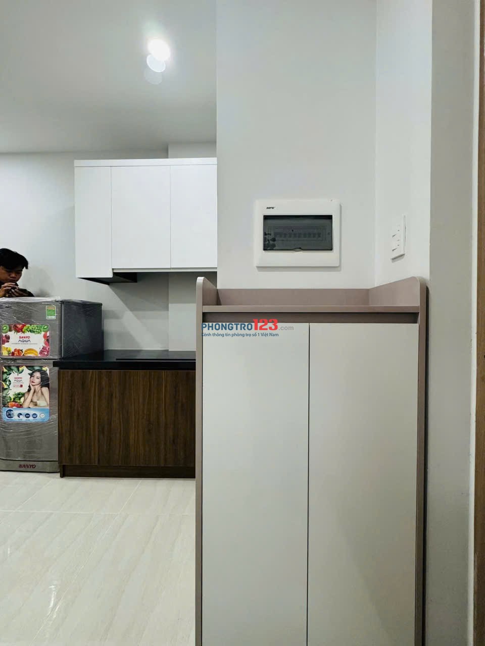 CHung cư Satra, Phan Đăng Lưu, PN: 16tr, 95m2, 2p ngủ, Full nội thất