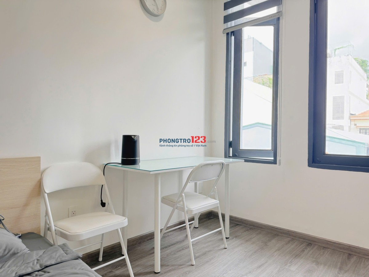 TRỐNG 1 CĂN HỘ FULL NỘI THẤT BÌNH THẠNH, SIÊU THOÁNG, MÁY GIẶT RIÊNG, CHỈ TÍNH ĐIỆN