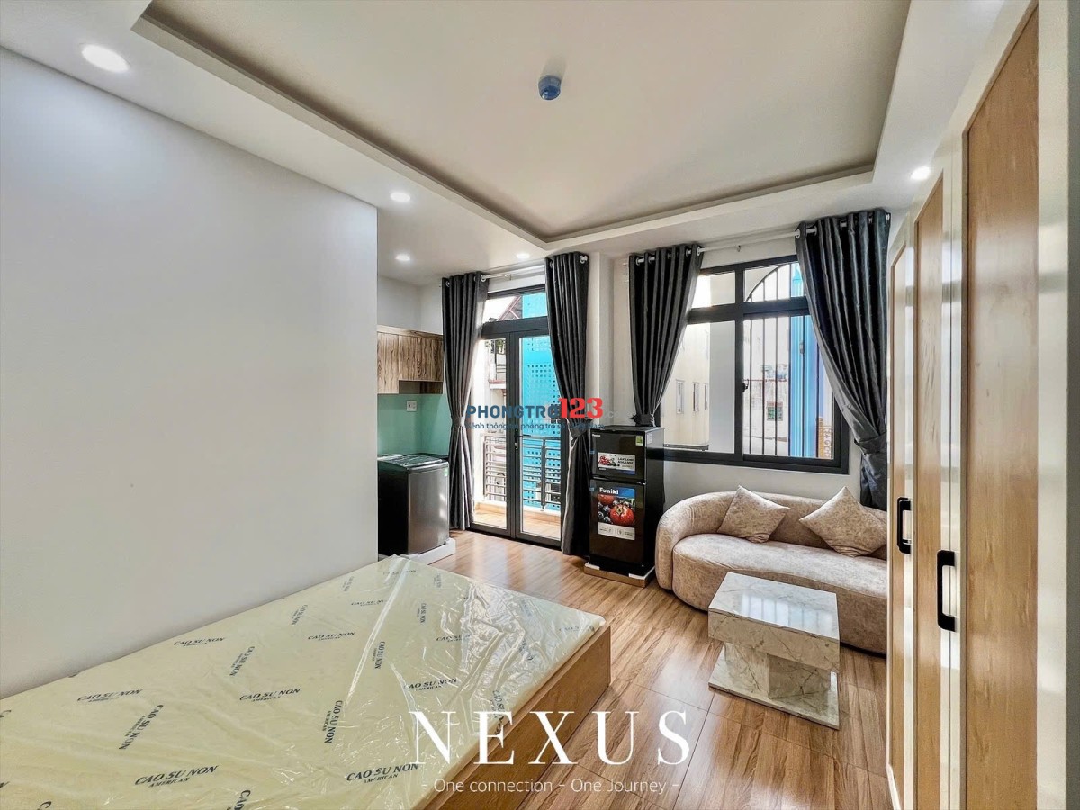 Phòng Trọ Ban Công Full Nội Thất 35m2 Cô Giang Phú Nhuận Gần Phan Xích Long Cầu Kiệu Hai Bà Trưng Q1