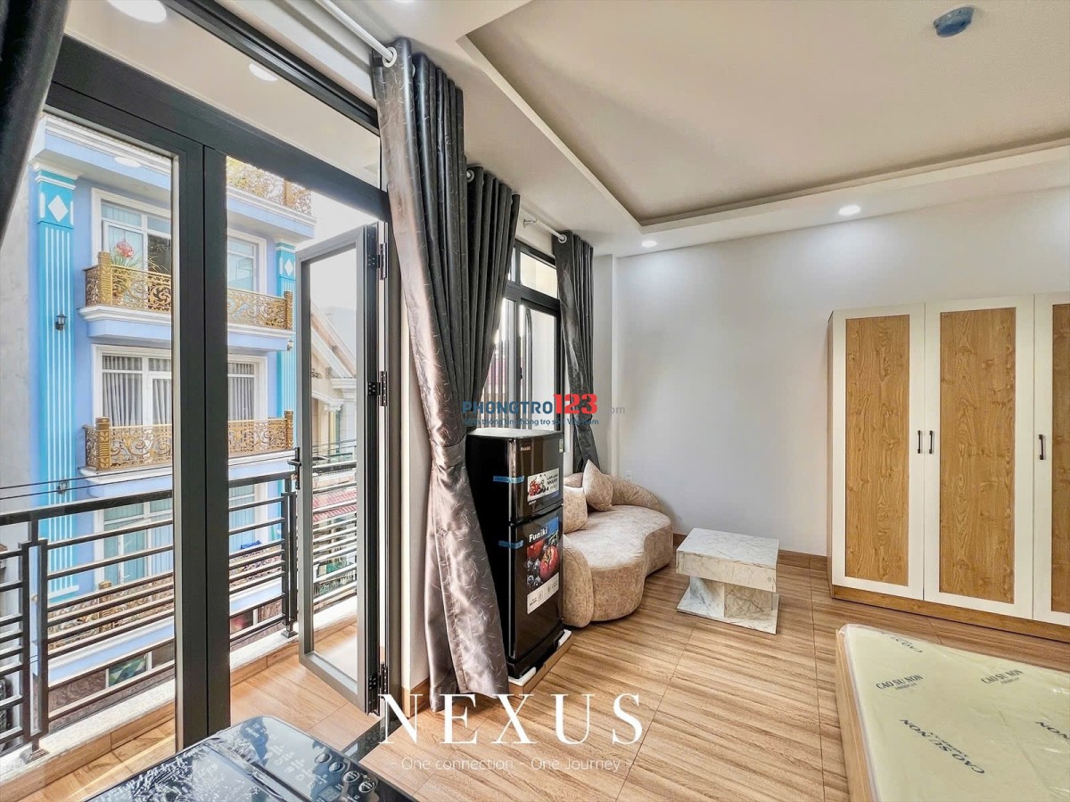 Phòng Trọ Ban Công Full Nội Thất 35m2 Cô Giang Phú Nhuận Gần Phan Xích Long Cầu Kiệu Hai Bà Trưng Q1