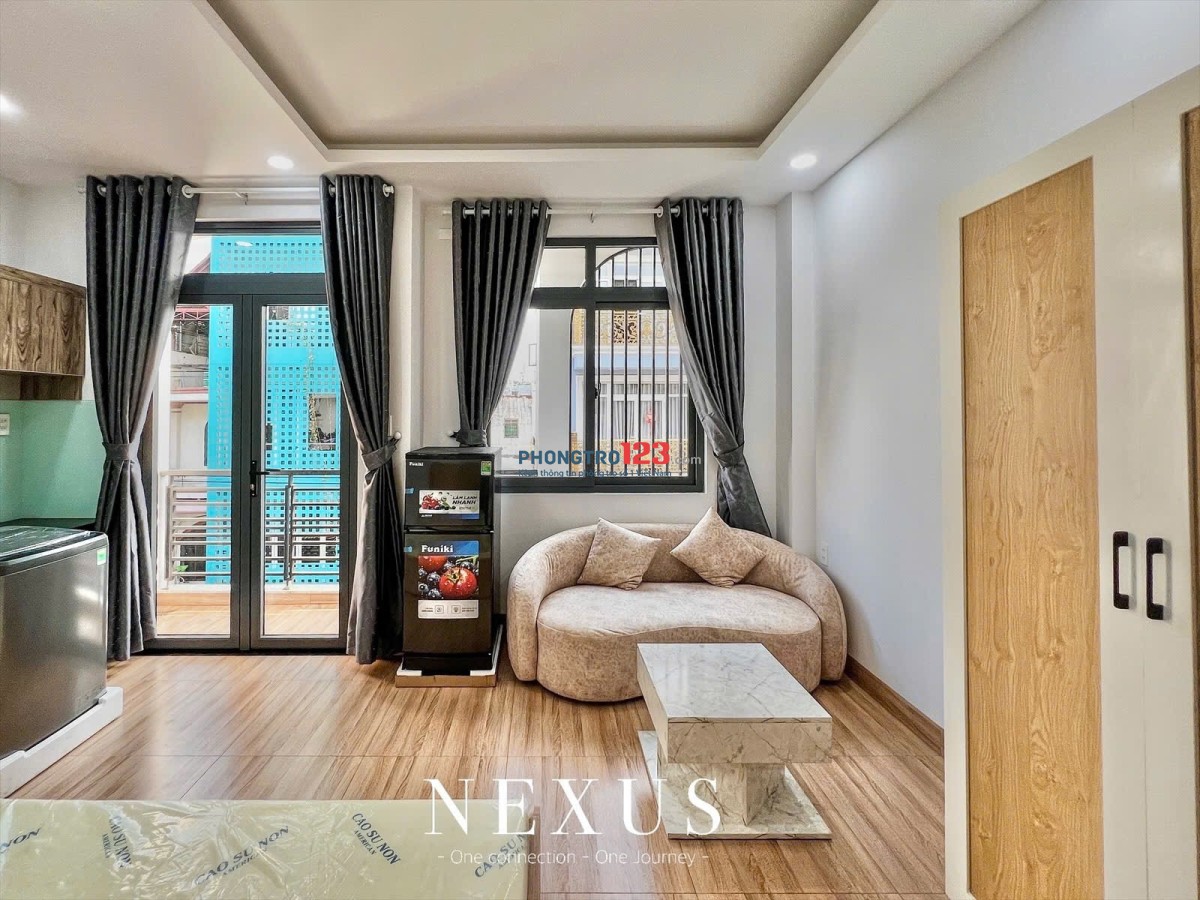 Phòng Trọ Ban Công Full Nội Thất 35m2 Cô Giang Phú Nhuận Gần Phan Xích Long Cầu Kiệu Hai Bà Trưng Q1