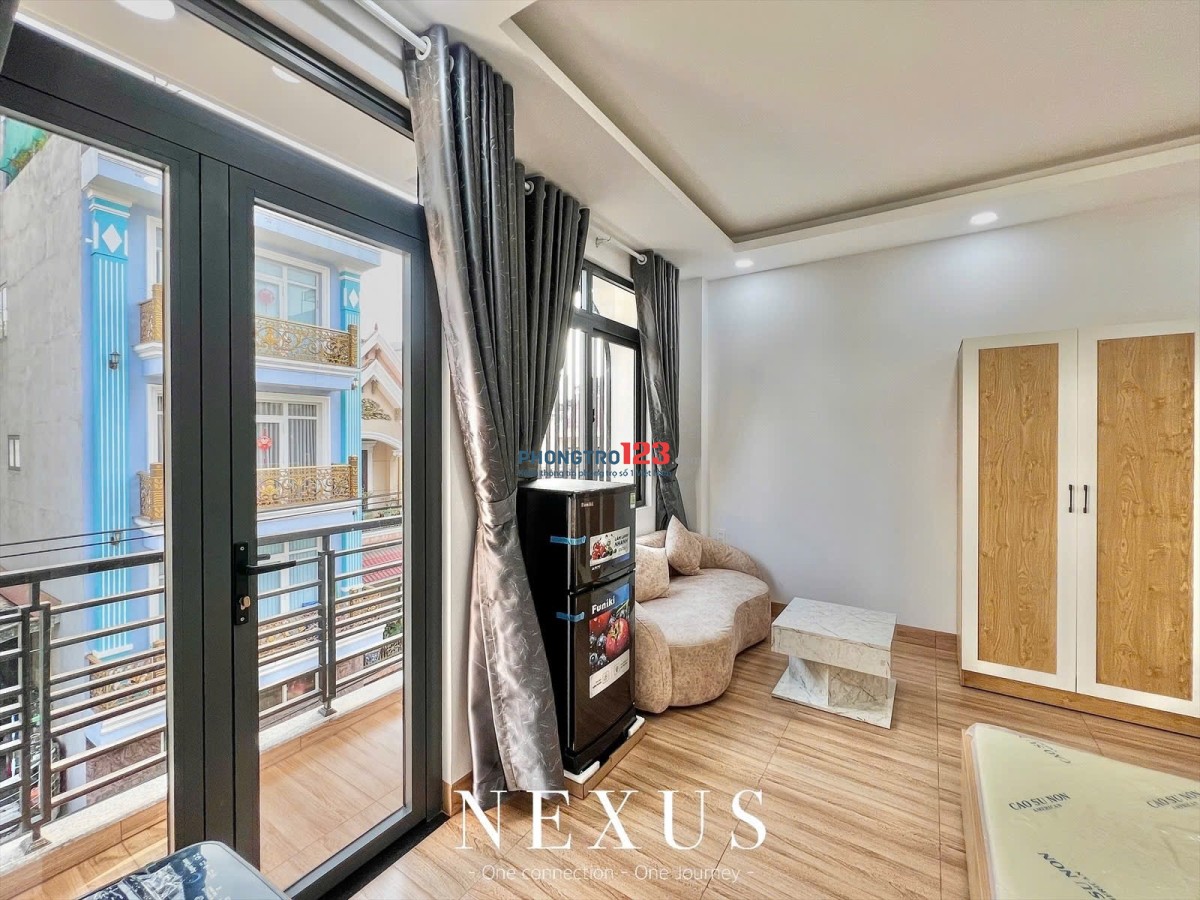 Phòng Trọ Ban Công Full Nội Thất 35m2 Cô Giang Phú Nhuận Gần Phan Xích Long Cầu Kiệu Hai Bà Trưng Q1