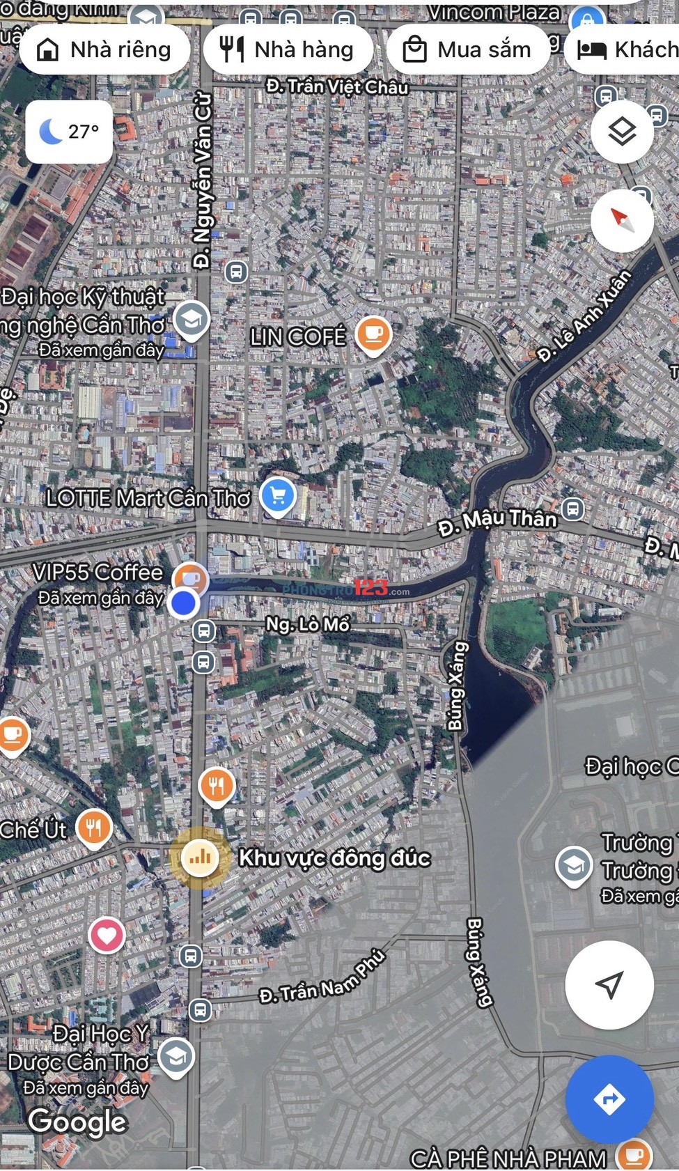 Đừng bỏ qua căn phòng trọ tại 137 A2 đường Nguyễn Văn Cừ, Phường An Khánh, Quận Ninh Kiều (cũ)!