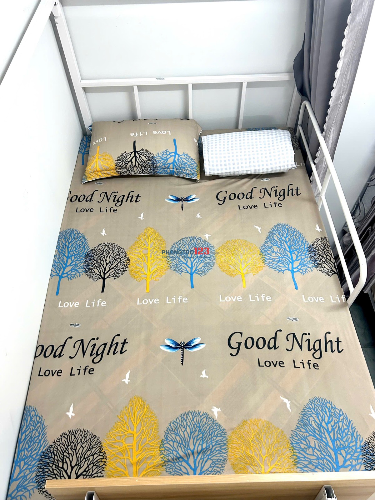 KTX tư nhân Thủ Đức giá rẻ 1.6tr. Full nội thất, bếp, máy giặt, bao điện nước, giường 1m2