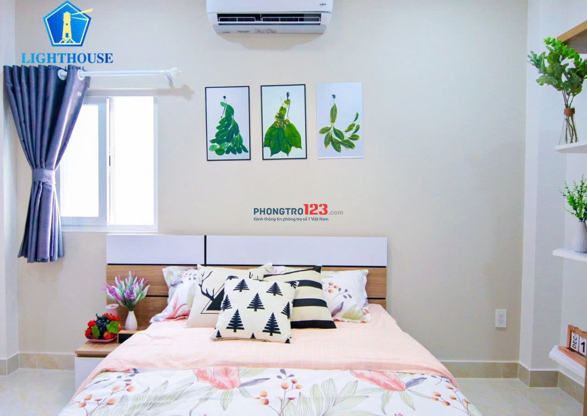 Phòng full nội thất, thang máy cửa sổ lớn - gần chợ Bà Chiểu, Phan Xích Long giáp quận 1, quận 3