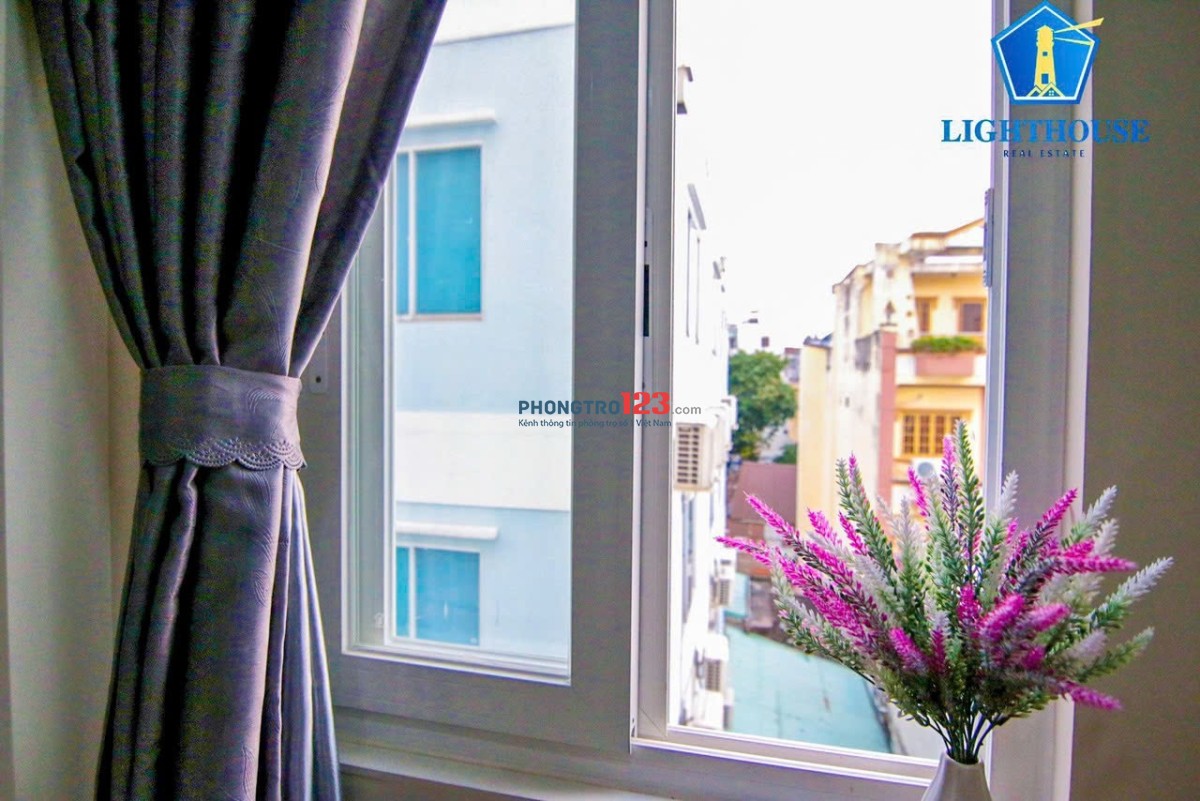 Phòng full nội thất, thang máy cửa sổ lớn - gần chợ Bà Chiểu, Phan Xích Long giáp quận 1, quận 3