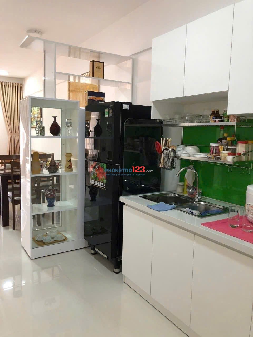 Chung cư Mỹ Phước, Bùi Hữu Nghĩa, BT: 13tr/th, 2p ngủ, full NT, ban cô