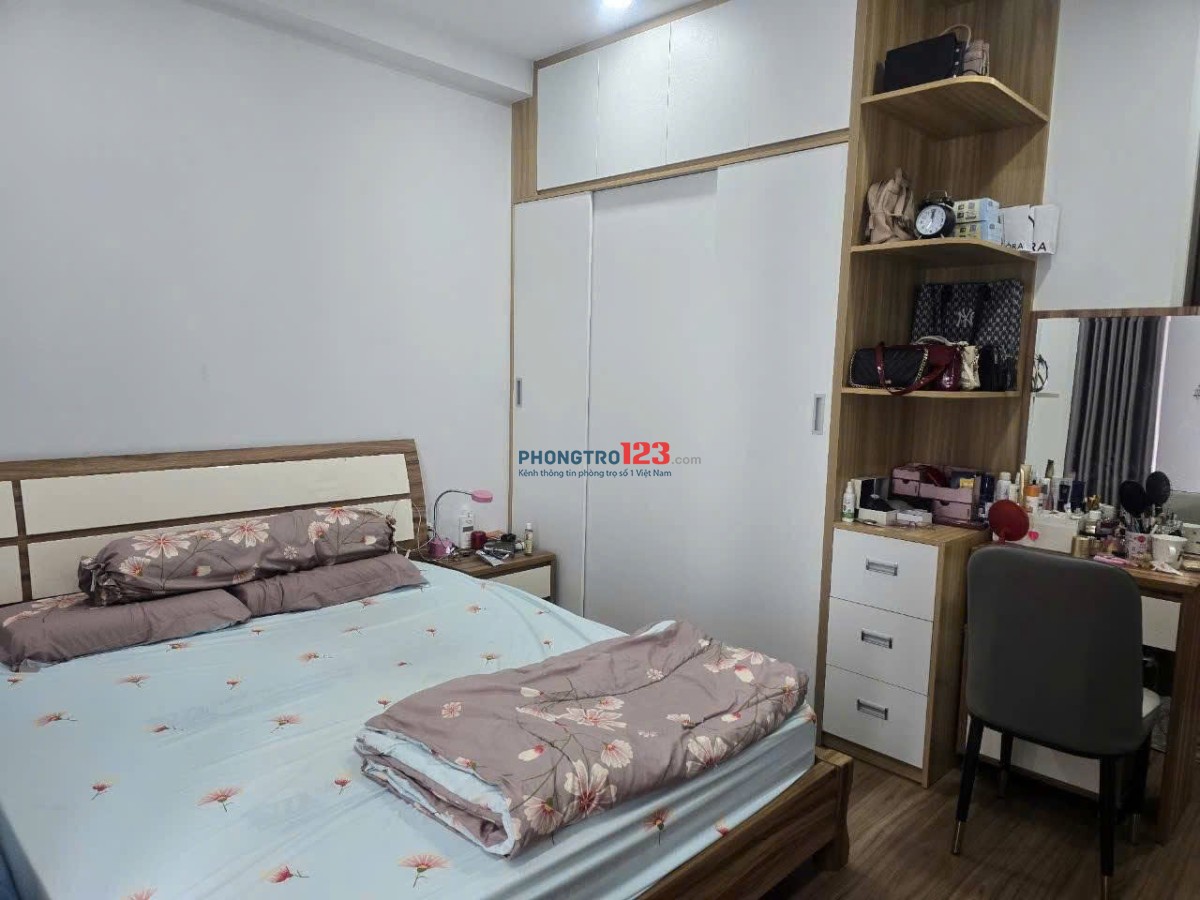 C/c Phúc Yên, Phan Huy Ích, TB, 77m2, Lầu Trung, 2PN, 2WC, giá 10tr/th.