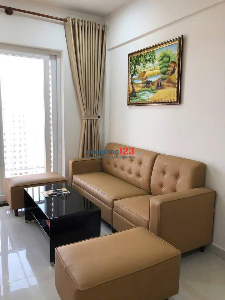 Chung cư Mỹ Phước, Bùi Hữu Nghĩa, BT: 13tr/th, 2p ngủ, full NT, ban cô