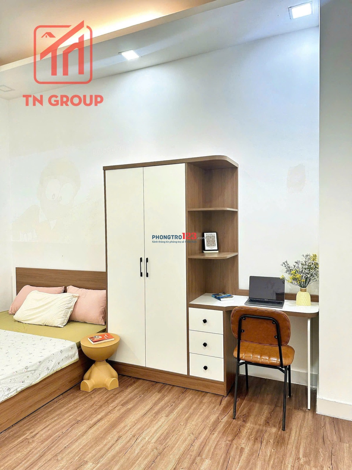 CHO THUÊ CĂN HỘ 2PN NGAY NGÃ TƯ HÀNG XANH