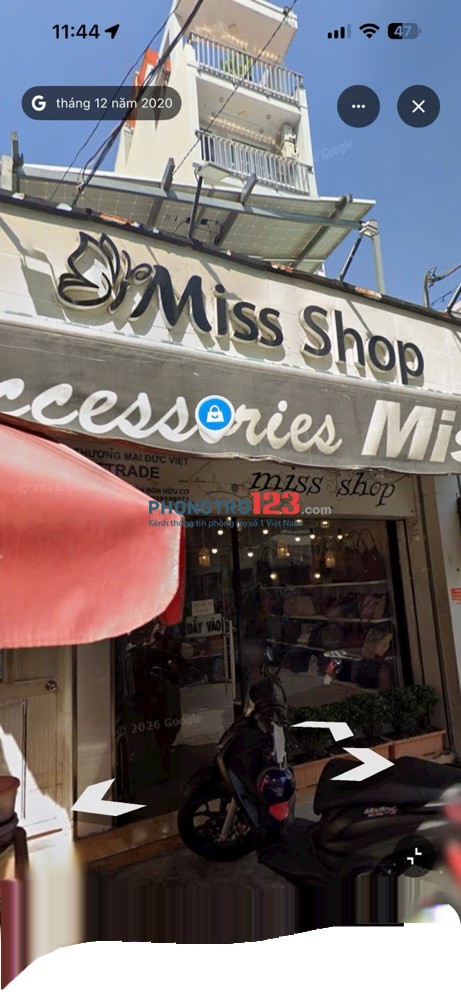 Cho thuê mặt bằng kinh doanh mặt tiền đường chợ Trầm Hữu Trang