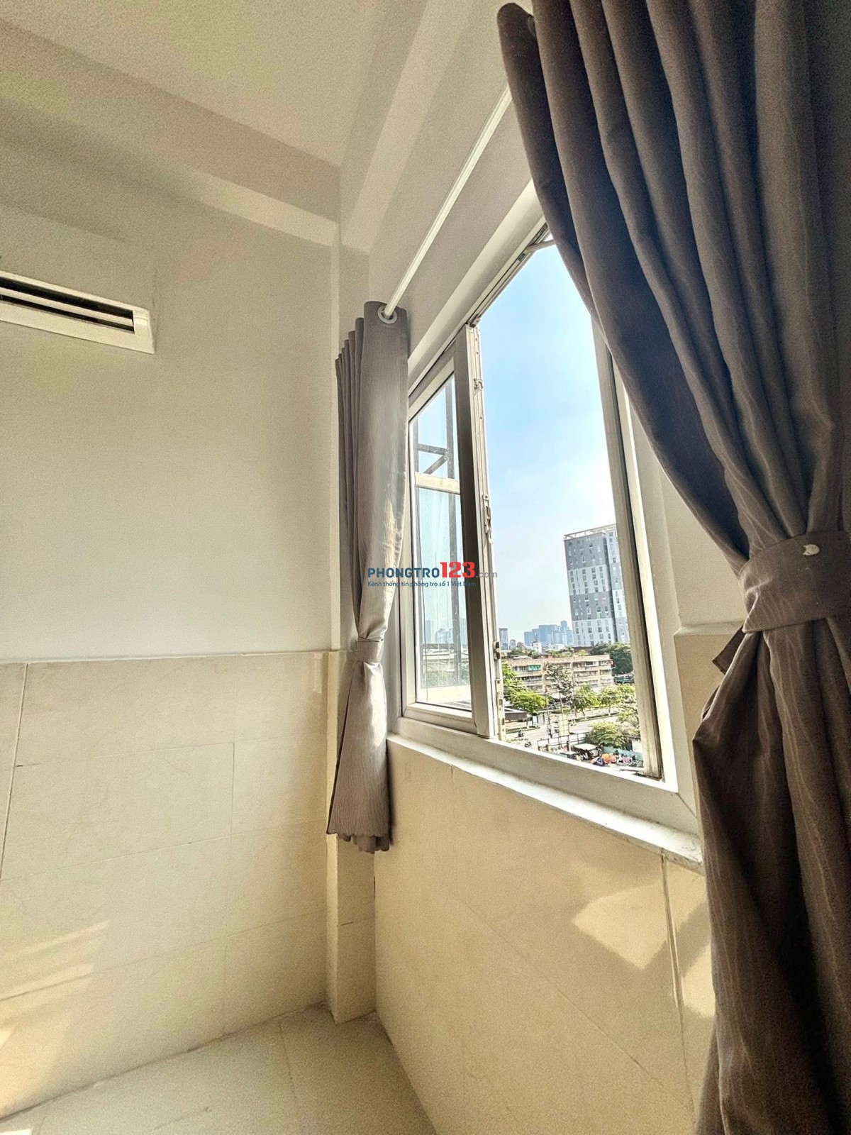 Phòng trọ Tân Phú có gác có máy lạnh mới xây