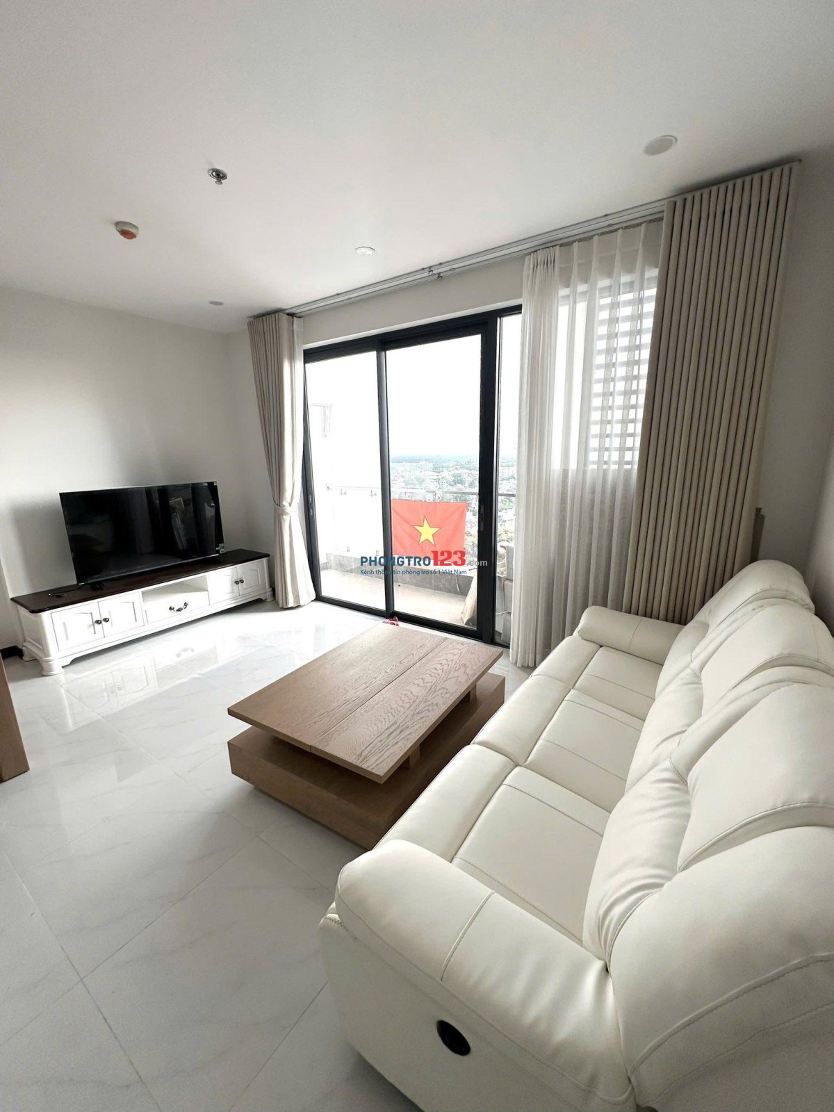 Chung cư Mỹ Phước, 2p ngủ - rộng 83m2 - NTCC, giá 12tr/th