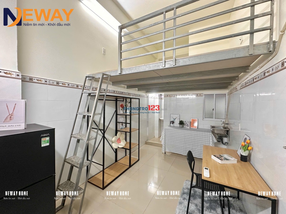 PHÒNG TRỌ CÓ GÁC CAO, RỘNG CÓ THANG MÁY NGAY TRƯỜNG CHINH