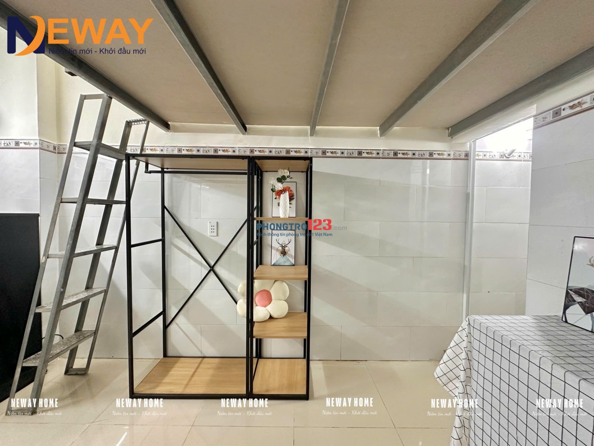 PHÒNG TRỌ CÓ GÁC CAO, RỘNG CÓ THANG MÁY NGAY TRƯỜNG CHINH