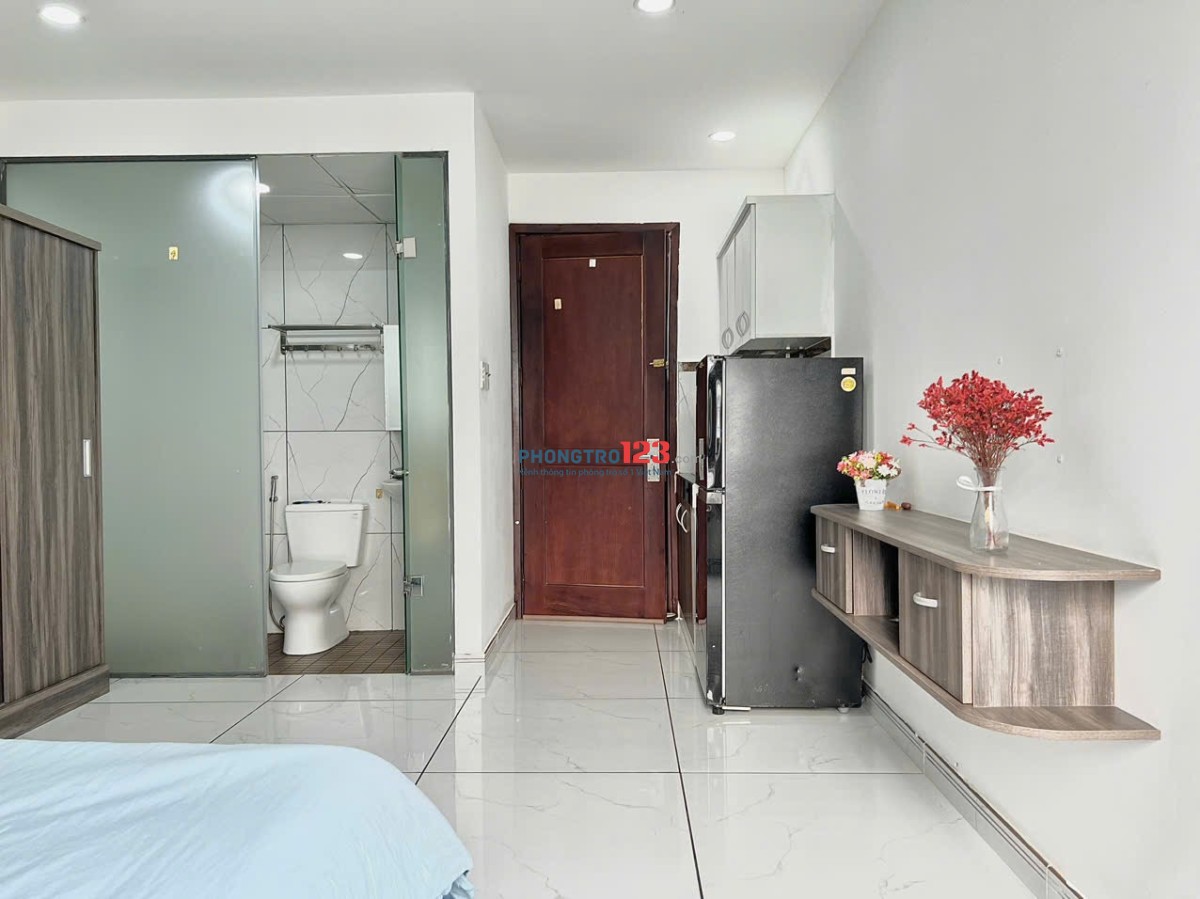 Cho Thuê Phòng Bình Thạnh, cửa sổ thoáng có thang máy gần Phan Đăng Lưu, chợ Bà Chiểu tiện đi quận 1