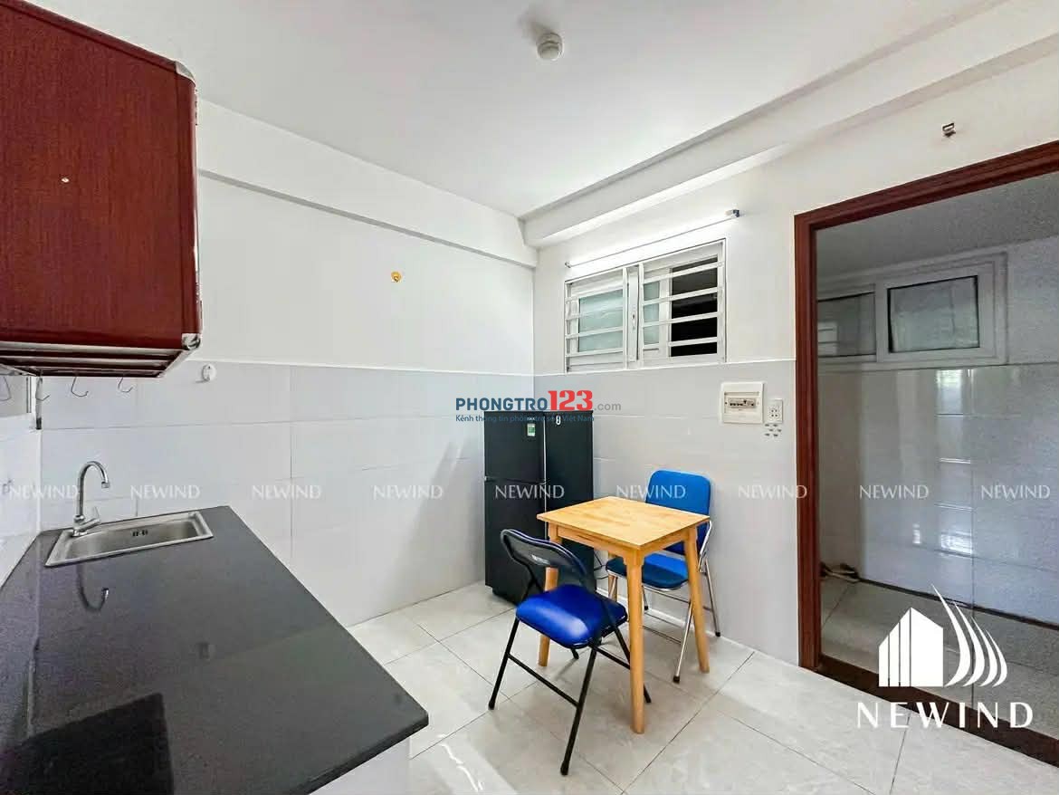 Cho thuê CHDV tách bếp, 1 phòng ngủ riêng