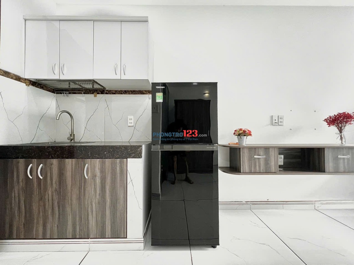 Cho Thuê Phòng Bình Thạnh, cửa sổ thoáng có thang máy gần Phan Đăng Lưu, chợ Bà Chiểu tiện đi quận 1