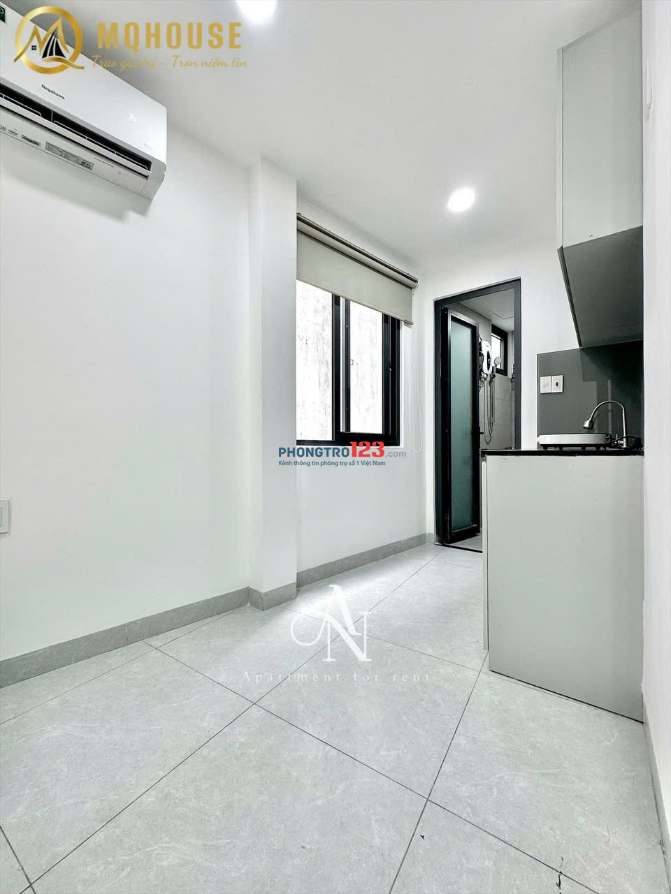 Phòng trọ cửa sổ trời thang máy 32m2 Phan Xích Long quận Phú Nhuận, gần chợ Tân Định, Trường Sa, q.1