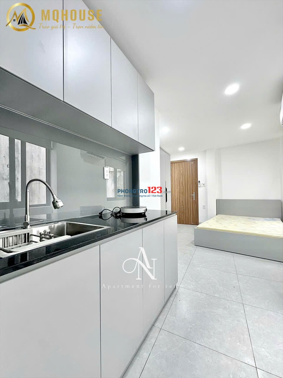 Phòng trọ cửa sổ trời thang máy 32m2 Phan Xích Long quận Phú Nhuận, gần chợ Tân Định, Trường Sa, q.1