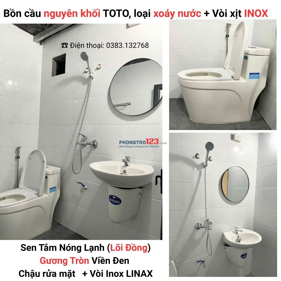 Phòng trọ khép kín vinh nghệ an, diện tích 35 m2 có gác lửng 15m2