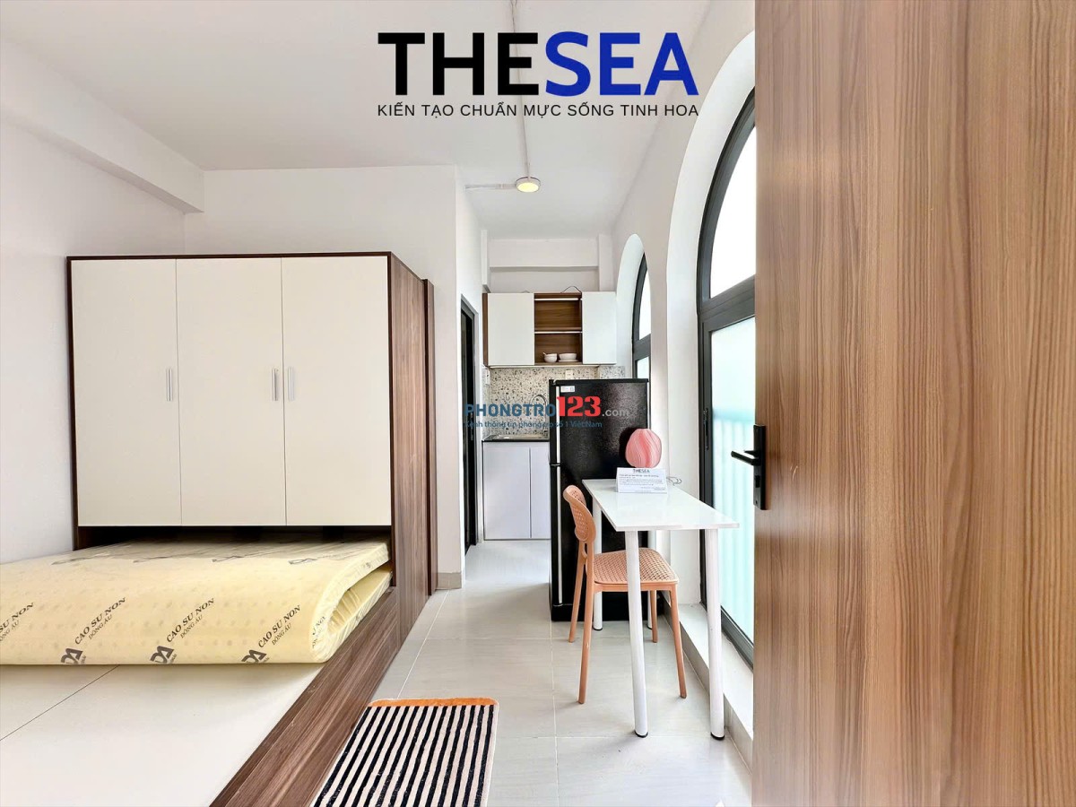 PHÒNG FULL NỘI THẤT - BAN CÔNG NGAY DƯƠNG QUẢNG HÀM - EMART PHAN VĂN TRỊ