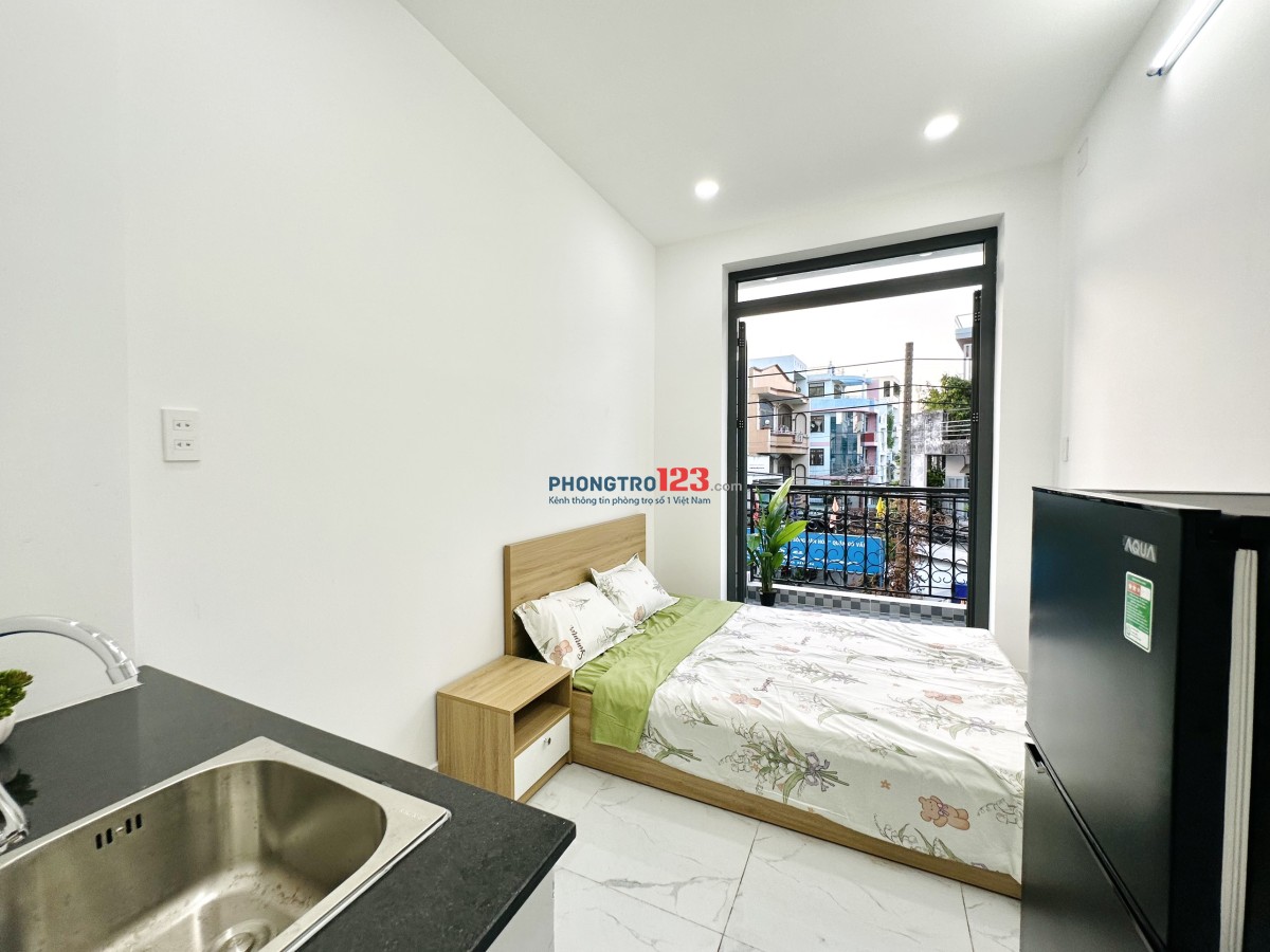 Phòng trọ ban công thoáng, đầy đủ nội thất - gần VLU, chợ Bà Chiểu giáp quận 1, quận 3