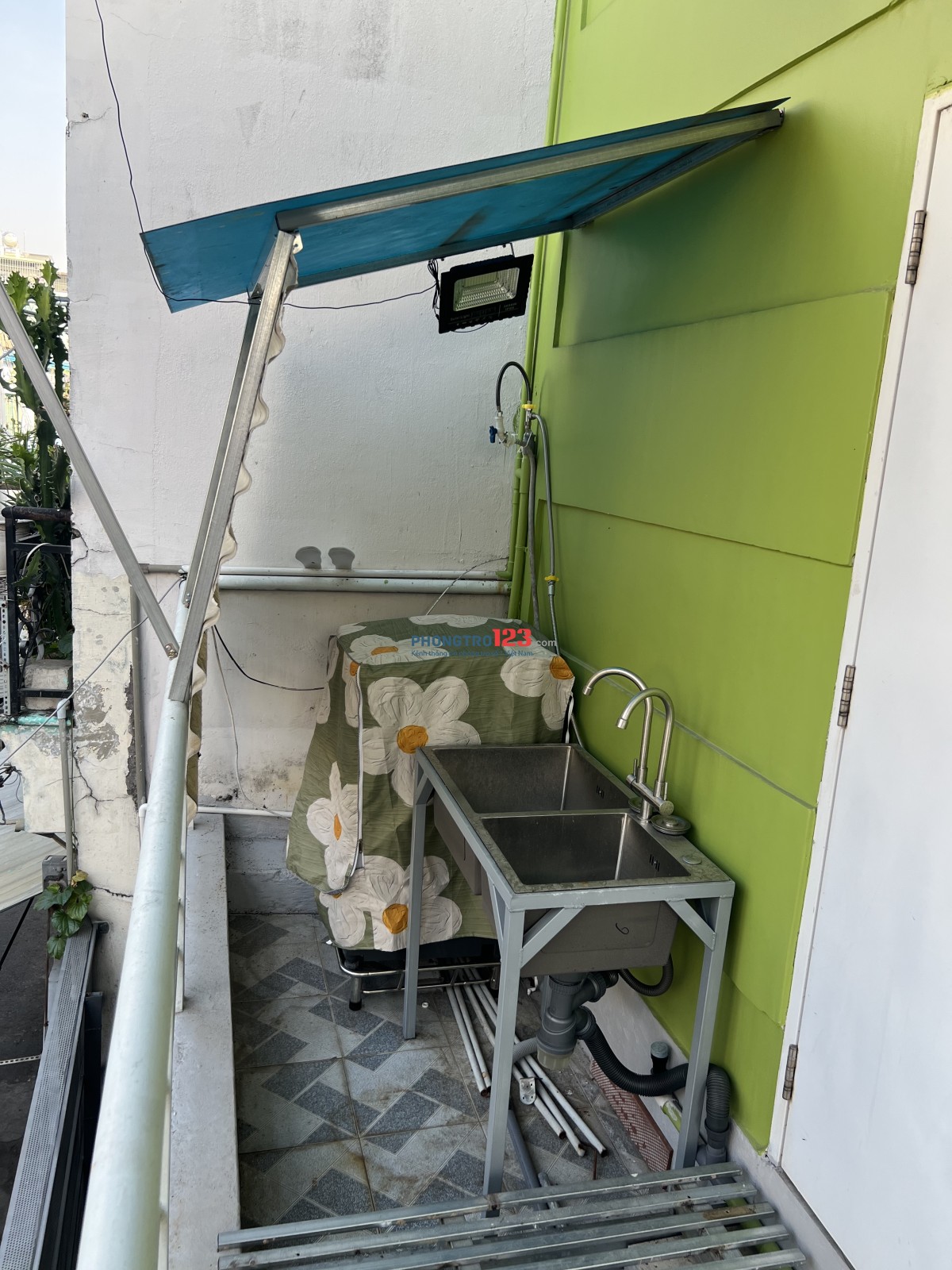 Phòng mới 27m2, wc riêng, bếp riêng, máy lạnh, free máy giặt