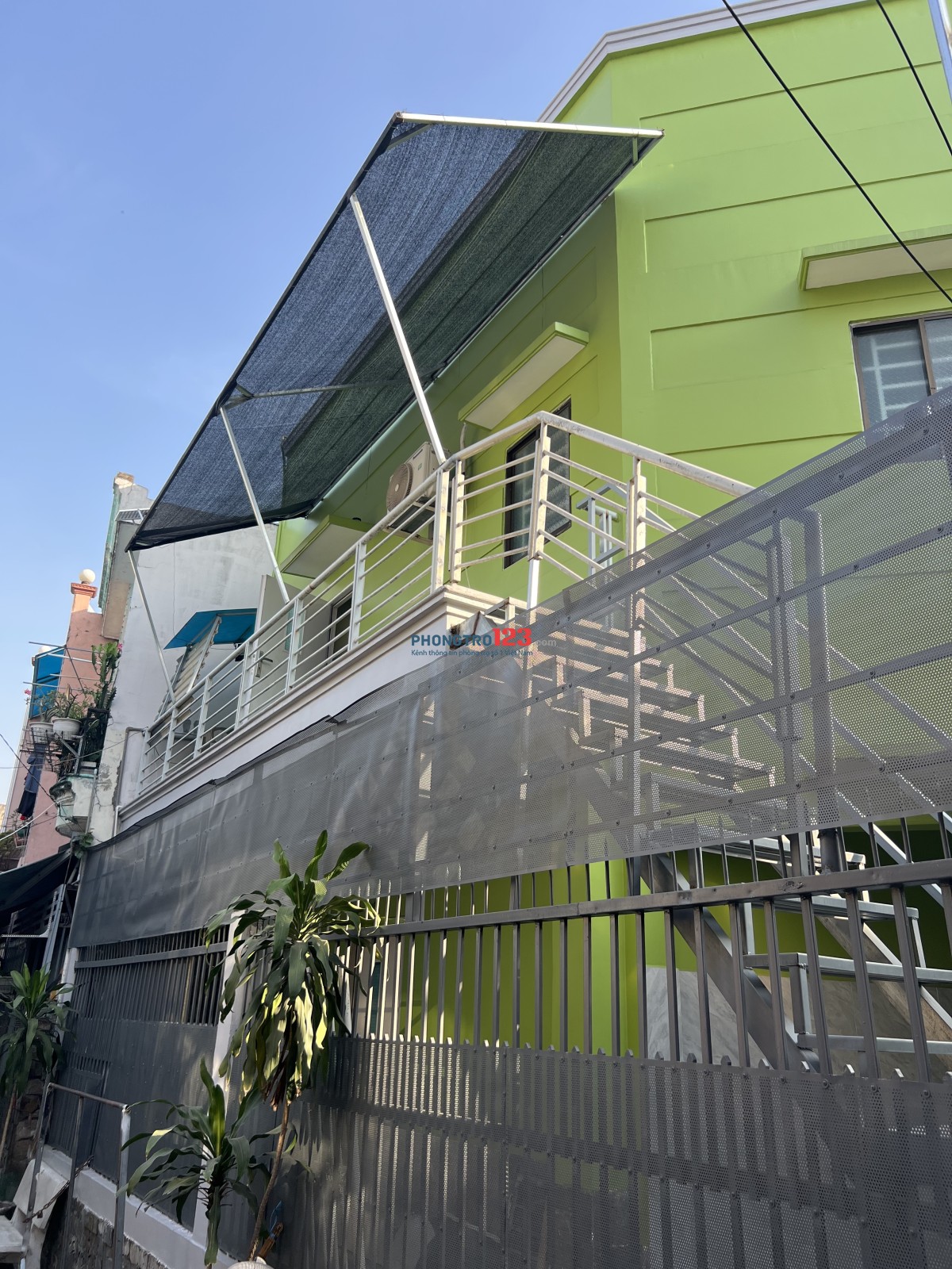 Phòng mới 27m2, wc riêng, bếp riêng, máy lạnh, free máy giặt