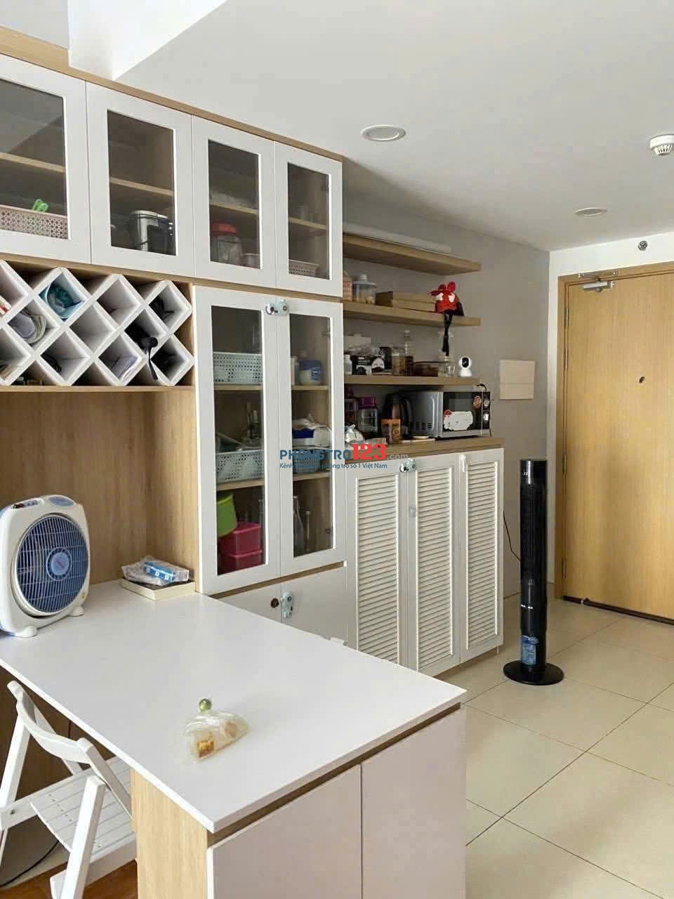 CHung cư carillon 5, 77m2, 2PN, 2WC, 11tr5/tháng, Luỹ Bán Bích, TP