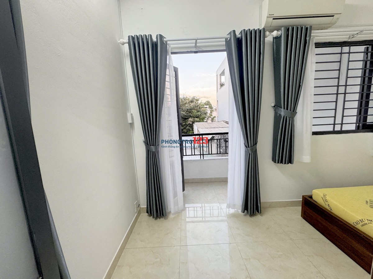 Căn Hộ 1PN 40m2 Full Nội Thất, Ban công gần chợ Bà Chiểu, Bình Thạnh