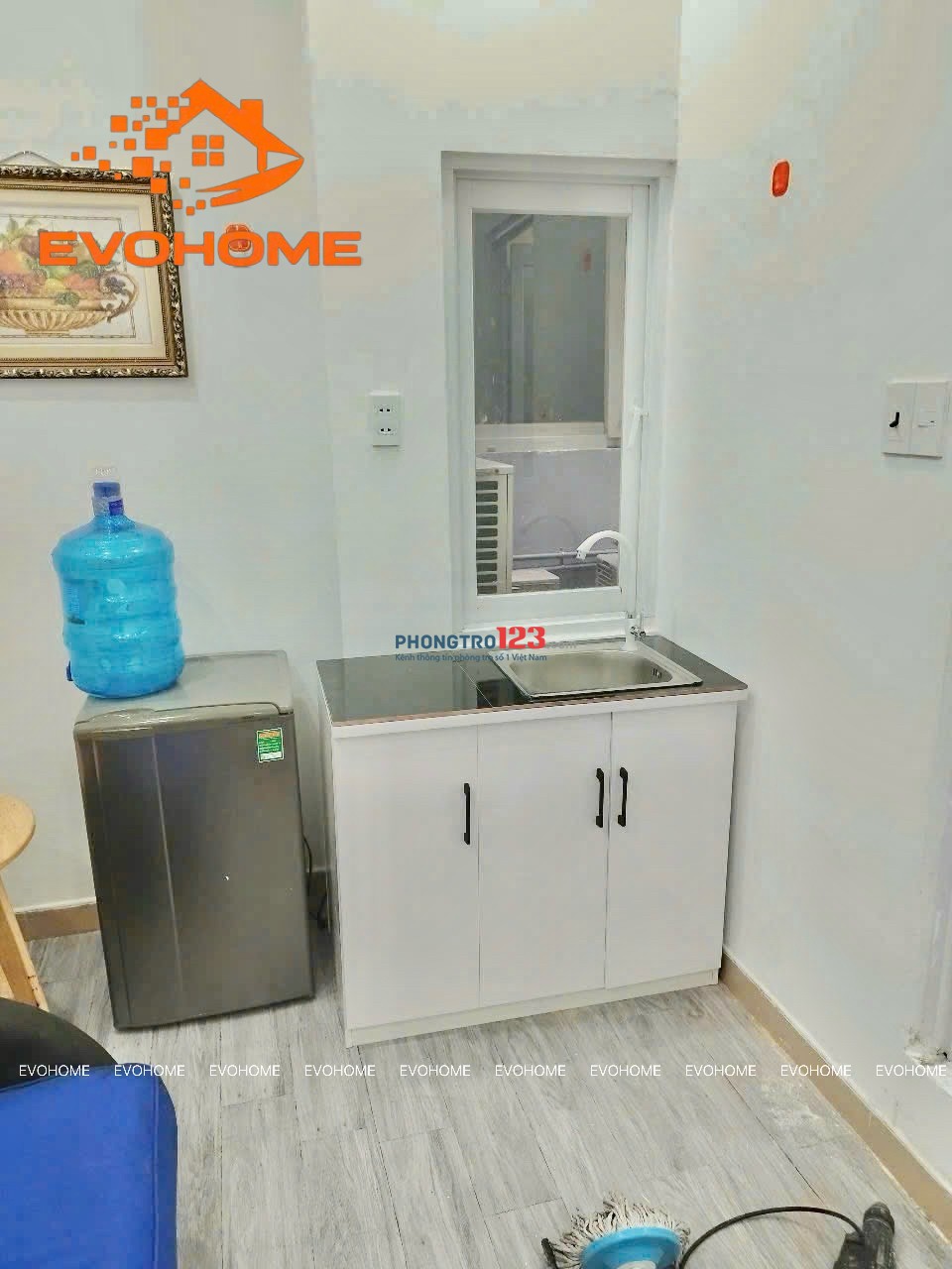 Phòng cho thuê đường Nguyễn Trãi trung tâm Q1 bao nội thất 4tr7