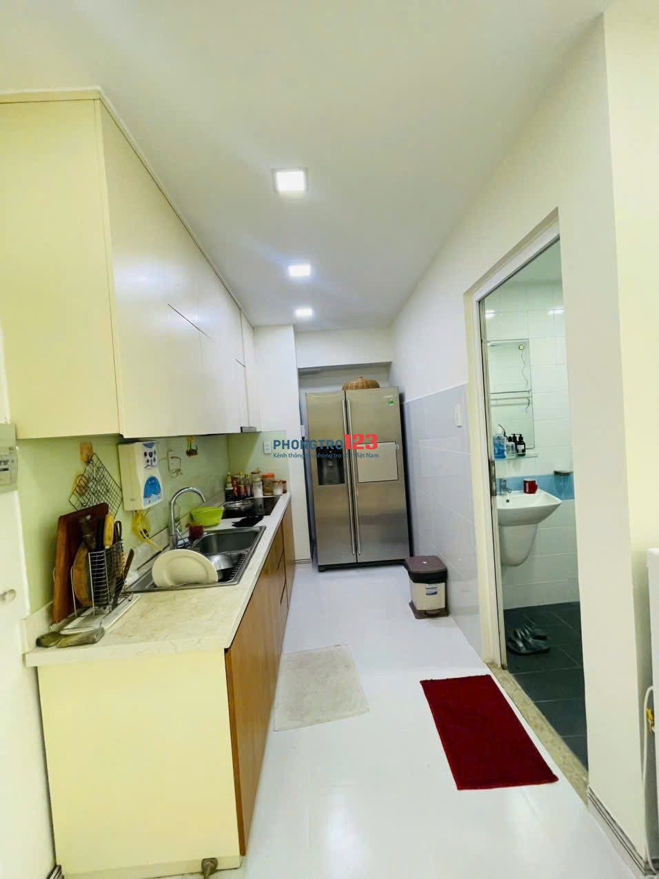 Chung cư Cao Thắng, Q10: 80m2, 2p ngủ, full Nt, giá 11tr/th