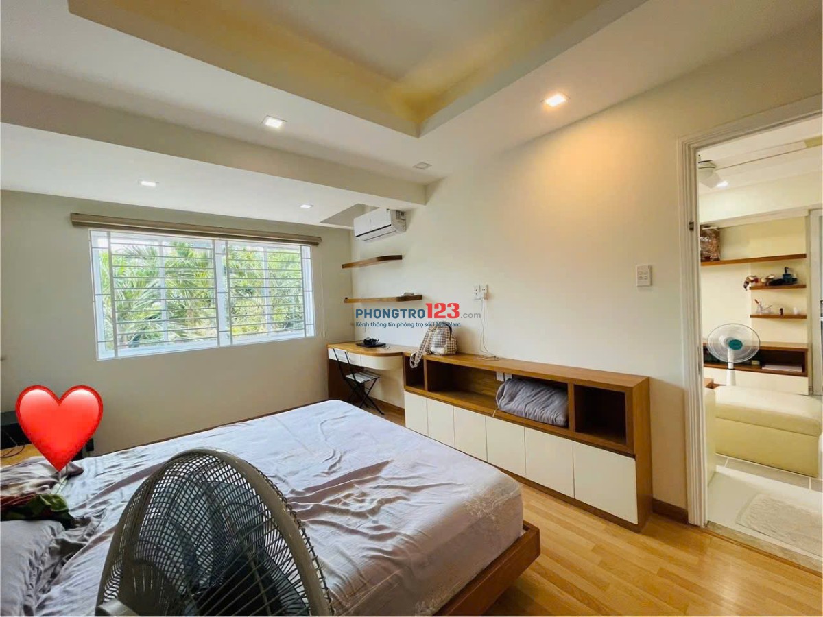 Chung cư Cao Thắng, Q10: 80m2, 2p ngủ, full Nt, giá 11tr/th